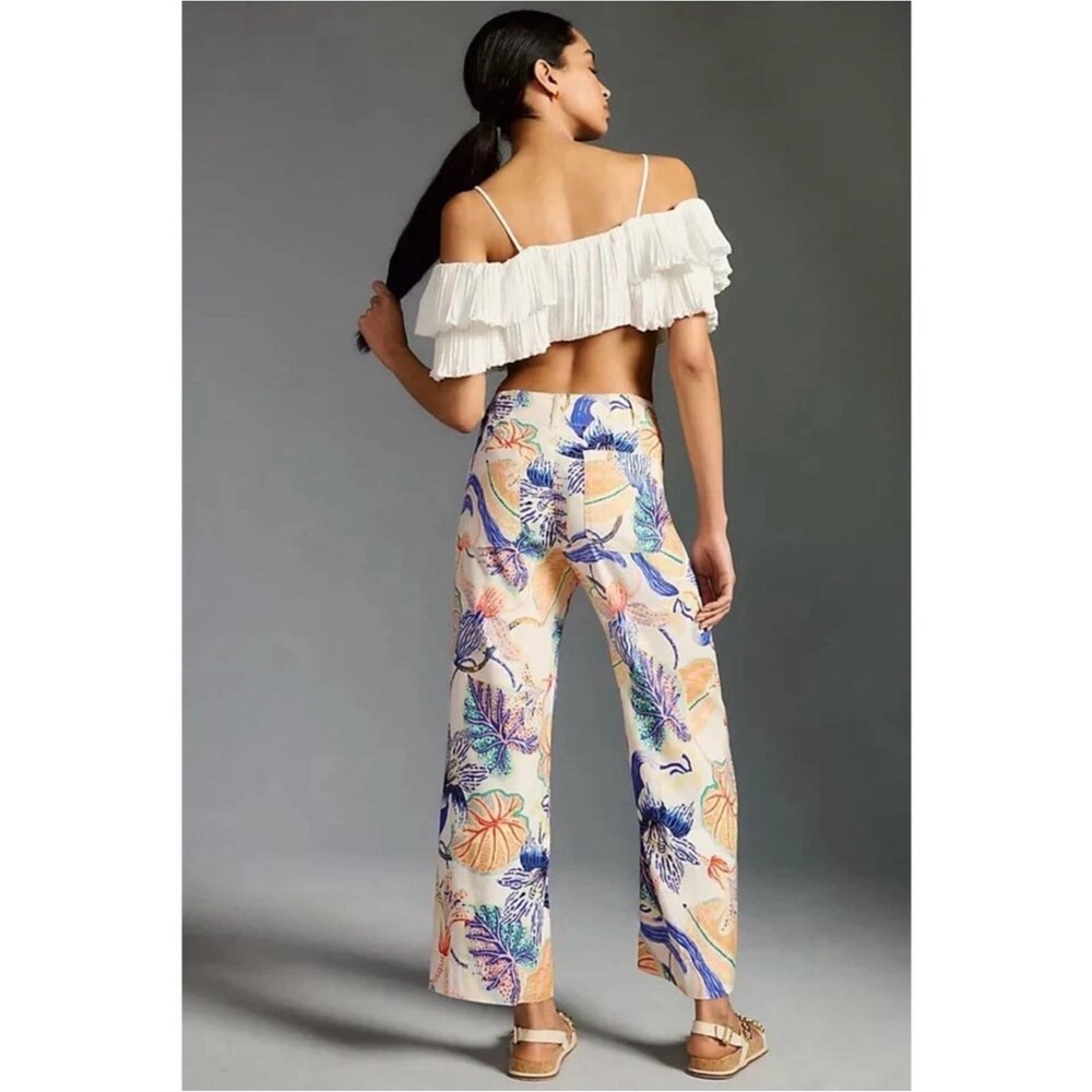 Anthropologie Colette Crop Pant Sarah Gordon Edition - Picture 16 of 16